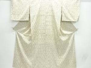 亀甲繋ぎ模様織出し本塩沢着物